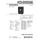 Sony CMT-EH55DAB, HCD-EH55DAB Service Manual
