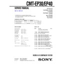 Sony CMT-EP30, CMT-EP40 Service Manual
