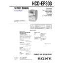 Sony CMT-EP303, HCD-EP303 Service Manual