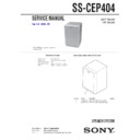 cmt-ep404, ss-cep404 service manual
