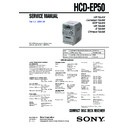 cmt-ep50, hcd-ep50 service manual