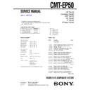 Sony CMT-EP50 (serv.man2) Service Manual