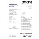 Sony CMT-EP50 Service Manual