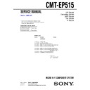 Sony CMT-EP515 Service Manual