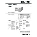 Sony CMT-F3MD, HCD-F3MD Service Manual