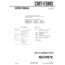 Sony CMT-F3MD Service Manual