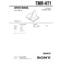 Sony CMT-HPX10W, TMR-HT1 Service Manual
