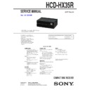 cmt-hx35r, hcd-hx35r service manual