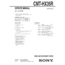 Sony CMT-HX35R Service Manual