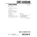 Sony CMT-HX9DAB Service Manual