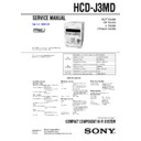 Sony CMT-J3MD, HCD-J3MD Service Manual