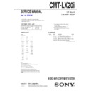 Sony CMT-LX20I Service Manual