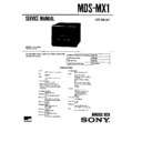 Sony CMT-M1, CMT-M9, MDS-MX1 (serv.man3) Service Manual