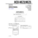 Sony CMT-NEZ3, CMT-NEZ5, HCD-NEZ3, HCD-NEZ5 (serv.man3) Service Manual