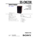Sony CMT-NEZ30, CMT-NEZ33, SS-CNEZ30 Service Manual