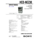 cmt-nez30, hcd-nez30 service manual