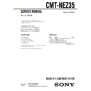 Sony CMT-NEZ35 Service Manual