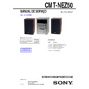 Sony CMT-NEZ50 (serv.man2) Service Manual