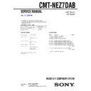 Sony CMT-NEZ7DAB Service Manual