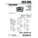 Sony CMT-RB5, HCD-RB5 Service Manual