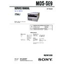 Sony CMT-SE9, MDS-SE9 Service Manual