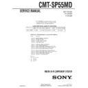 Sony CMT-SP55MD Service Manual