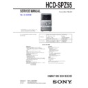 cmt-spz55, hcd-spz55 service manual