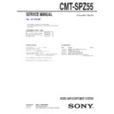 Sony CMT-SPZ55 Service Manual