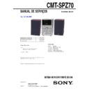 Sony CMT-SPZ70 Service Manual