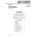 Sony CMT-V75BTIP (serv.man3) Service Manual