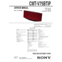 Sony CMT-V75BTIP Service Manual