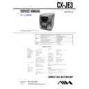 Sony CX-JE3, JAX-E3 Service Manual