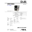 cx-je5, jax-e5 service manual