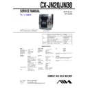 Sony CX-JN20, CX-JN30, JAX-N20, JAX-N30 Service Manual