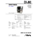 Sony CX-JN3, JAX-N3, JAX-PK3 Service Manual