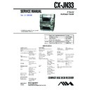 Sony CX-JN33, JAX-N33 Service Manual