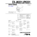 Sony CX-JN331, CX-JPK331, JAX-N331 Service Manual