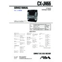 Sony CX-JN66, JAX-N66, JAX-PK66 Service Manual