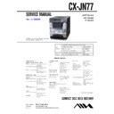 Sony CX-JN77, JAX-N77, JAX-PK77 Service Manual