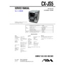 Sony CX-JS5, JAX-S5 Service Manual