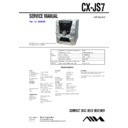 Sony CX-JS7, JAX-S7 Service Manual