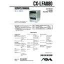 Sony CX-LFA880, XR-FA880DVD Service Manual