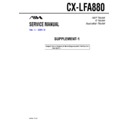 Sony CX-LFA880 Service Manual