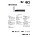 Sony DAR-RD100, HTR-210SS Service Manual