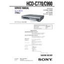 Sony DAV-C770, HCD-C770, HCD-C990 Service Manual