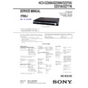 Sony DAV-DZ266K, DAV-DZ270K, DAV-DZ570K, DAV-DZ777K, HCD-DZ265K, HCD-DZ266K, HCD-DZ270K, HCD-DZ570K, HCD-DZ777K Service Manual