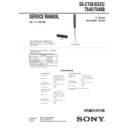 Sony DAV-DZ550, DAV-DZ770W, SS-CT45, SS-TS45, SS-TS45B Service Manual