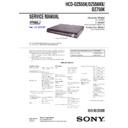 Sony DAV-DZ555K, DAV-DZ556KB, DAV-DZ750K, HCD-DZ555K, HCD-DZ556KB, HCD-DZ750K Service Manual