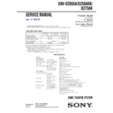 Sony DAV-DZ555K, DAV-DZ556KB, DAV-DZ750K Service Manual