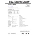 Sony DAV-DZ680W, DAV-DZ880W Service Manual